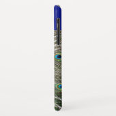 Editable Proud Peacock Blues and Grüntöne Case-Mate iPhone Hülle (Hinten/Links)