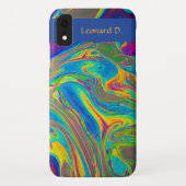 Editable Psychedelic Movement Case-Mate iPhone Hülle (Rückseite)