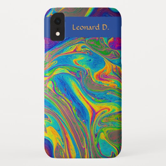 Editable Psychedelic Movement Case-Mate iPhone Hülle (Rückseite)