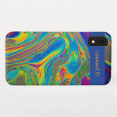 Editable Psychedelic Movement Case-Mate iPhone Hülle (Rückseite (Horizontal))