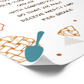 Editable Quotes Apple Pie Design Poster (Ecke)