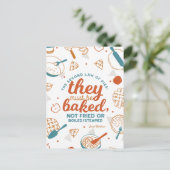 Editable Quotes Apple Pie Design Postkarte (Stehend Vorderseite)