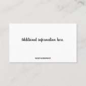 Editable Red Truck and Tree Christmas Tree Lot Visitenkarte (Rückseite)