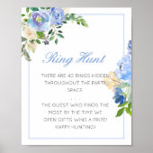 Editable Ring Hour Brautparty Game Poster (Vorne)