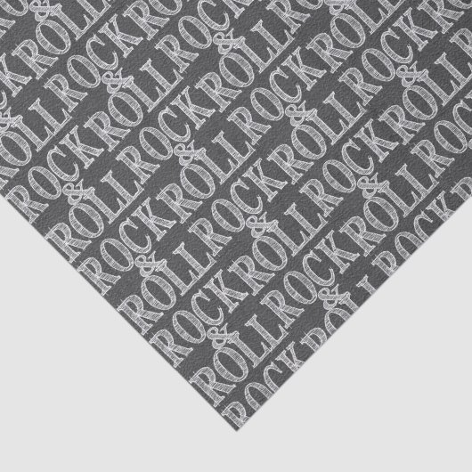 Editable Rock 'n' Roll Leather Design Seidenpapier (Ausschnitt)