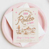 Editable Rodeo Geburtstagsparty Einladungen