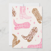 Editable Rodeo Geburtstagsparty Einladungen (Rückseite)