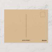 Editable Rooster and Hens Easter Postkarte (Rückseite)