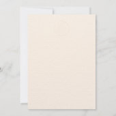 Editable Rustic Wedding Einladung Set & RSVP Bund (Rückseite)