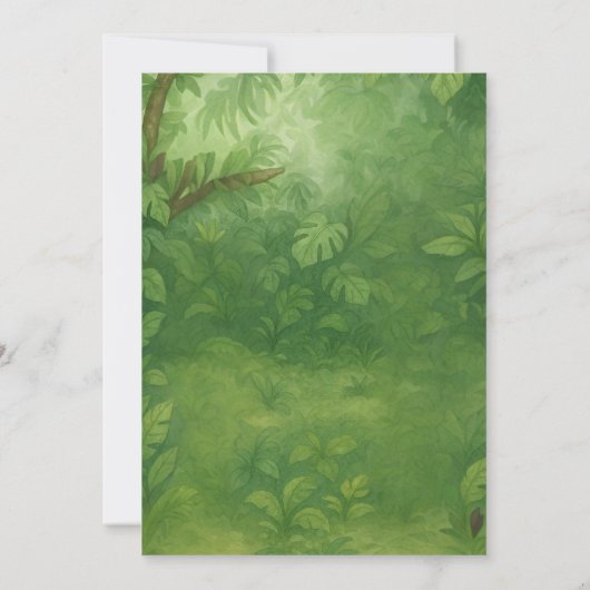 Editable Safari Geburtstagseinladung Einladung