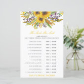 Editable sagte, sie sagte Polterabend Game (Stehend Vorderseite)