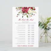 Editable sagte, sie sagte Polterabend Game (Stehend Vorderseite)