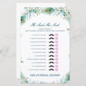 Editable sagte, sie sagte Polterabend Game (Vorne/Hinten)