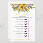 Editable sagte, sie sagte Polterabend Game (Vorne/Hinten)