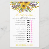 Editable sagte, sie sagte Polterabend Game (Vorderseite)