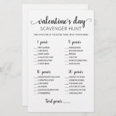 Editable Scavenger Hunt Valentine's Day Spiel (Vorne/Hinten)