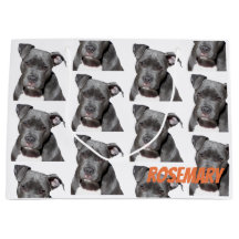 Editable schwarzes Pitbull