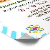 Editable Science Fair Flyer Poster (Ecke)