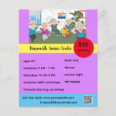 Editable Senior Center Flyer (Vorne)