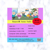 Editable Senior Center Flyer
