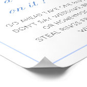 Editable Setzen Sie einen Ring auf das Brautparty Poster (Ecke)