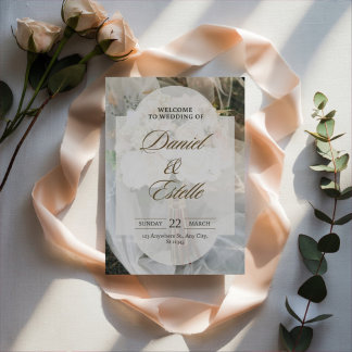 Editable simple wedding invitation feiertagskarte