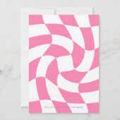 Editable Sleepover Geburtstagsparty Einladung (Rückseite)