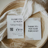 Editable Small Business Vielen Dank, Dankeskarte