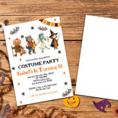 Editable Spooktacular Costume Party Halloween Einladung