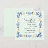 Editable Spring Garden Bride to Be Invite | Custom Einladung (Vorne/Hinten)