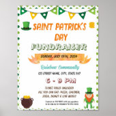 Editable St Pattrick's day potluck Flyer Poster (Vorne)