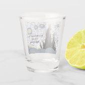 Editable Starry Night Glass Schnapsglas (Rückseite)