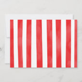 Editable Strawberry Birthday Foto Einladung (Rückseite)