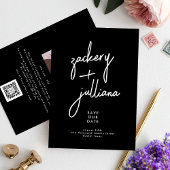 Editable Stylish NAMES | Foto Custom Save The Date