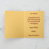 Editable Stylish Woman Birthday Karte (Innenseite)