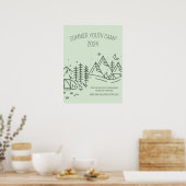 Editable Summer Fun Camp , Youth Summer Camp Poster (Küche)