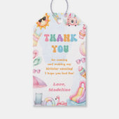 Editable Summer Splish Splash Geburtstag Vielen Da Geschenkanhänger (Vorderseite)