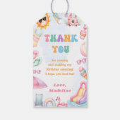 Editable Summer Splish Splash Geburtstag Vielen Da Geschenkanhänger (Rückseite)
