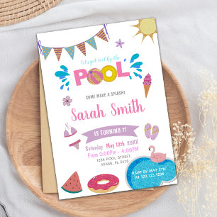 Editable Sweet & Magical Summer Party laden ein Einladung