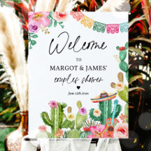 Editable Taco 'Bout Liebe Fiesta Paare Dusche Wel