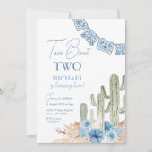 Editable Taco Bout Zwei Geburtstage Einladung (Vorderseite)