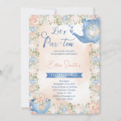 Editable Tee-Party Einladung (Vorderseite)