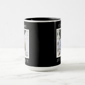 Editable Text and Custom Photo Valentine's Day Tasse (Zentrum)