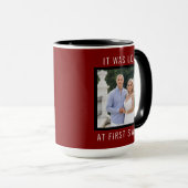 Editable Text and Custom Photo Valentine's Day Tasse (VorderseiteRechts)