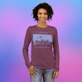 Editable Text Cute Seagulls Art Print Tri-Blend Shirt