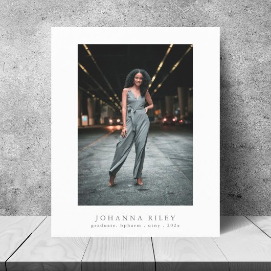 Editable Text Foto University Grad Ankündigung