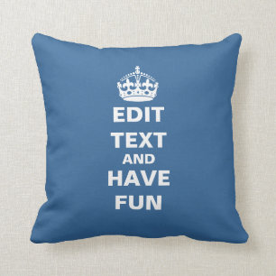 Editable Text Kissen