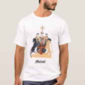Editable Text Maloof Wappen T-Shirt (Vorderseite)