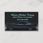 Editable Tint Specialist Visitenkarte (Vorderseite)