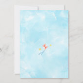 Editable Transportation Birthday Party Einladung (Rückseite)